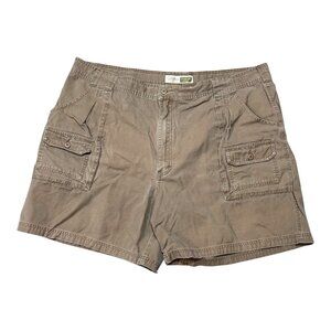 Cabelas Shorts Mens 46 Khaki Pocket Hiking Cargo Utility Beige 7 Pocket Hiker